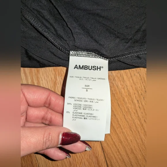 B2. NWOT AMBUSH JERSEY WORKSHOP TURTLENECK